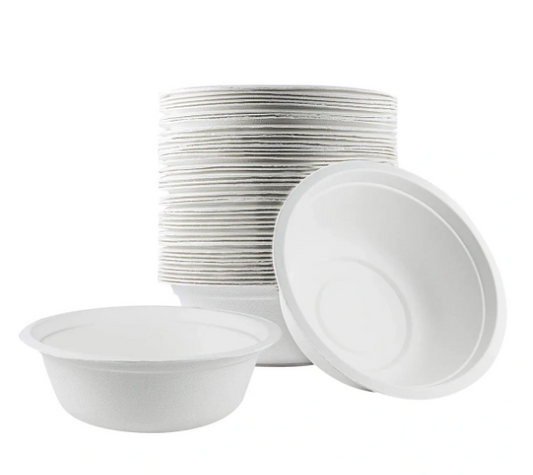 EcoFriendly Compostable Sugarcane Bowls 6oz Pack of 10