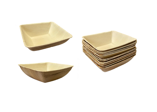 EcoFriendly Areca Palm Leaf Soup Bowls 5 Pack of 10