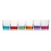 Elegant Colored Whiskey Glasses Set of 6 315cc Capacity