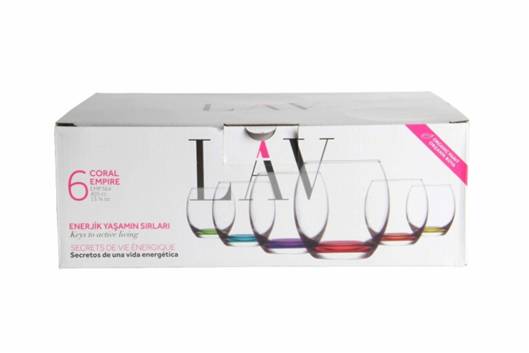 Elevate Your Drinkware Collection with Empire Coloured Round Tumbler Glasses