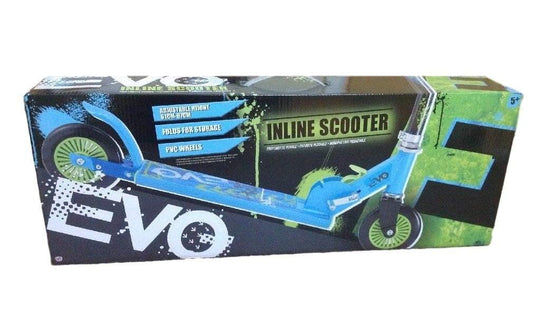 HTI Childrens Evo Inline Scooter Blue Ultimate Fun for Kids