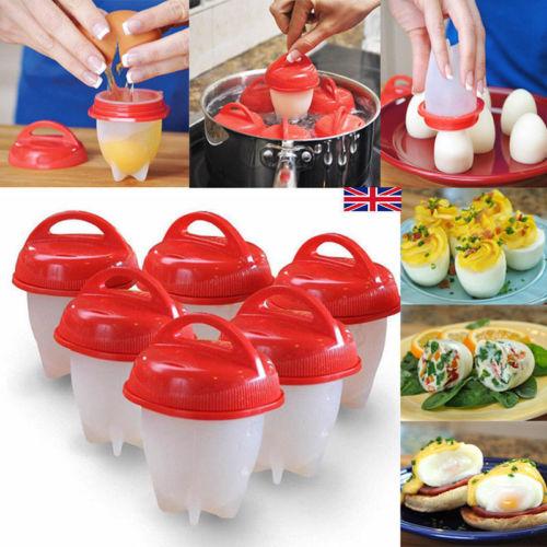Silicone Egg Boil Shells Perfect Boiled Egg Solution