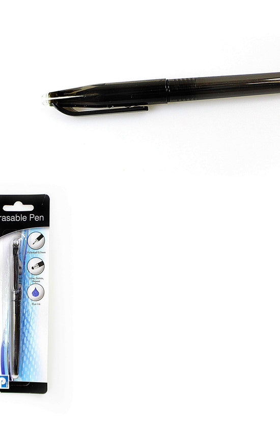 Premium Erasable Rollerball Pen with 07mm Gel Ink and Top Eraser