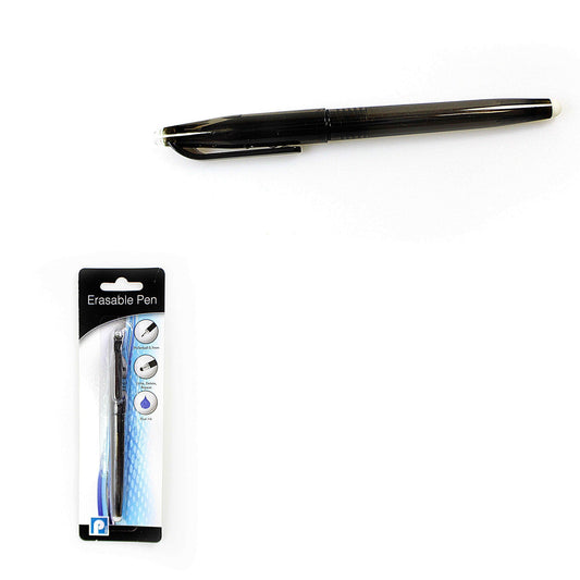Premium Erasable Rollerball Pen with 07mm Gel Ink and Top Eraser
