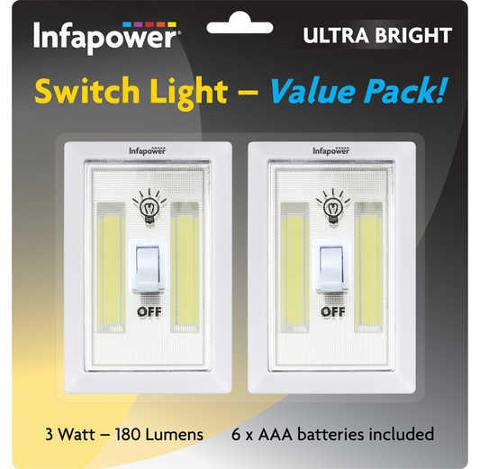 COB Switch Light Value Pack Bright Convenient Lighting