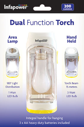 Versatile LED Dual Function Torch for Home DIY Projects