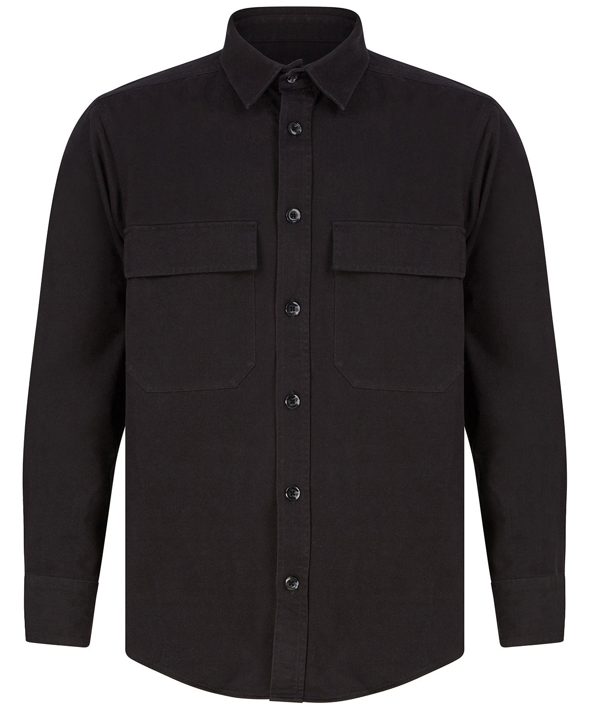 Mens Heavyweight Drill Overshirt with Mitred Pockets and Cuff