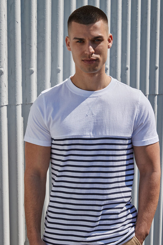 Breton T Short Sleeve TShirt for Adults