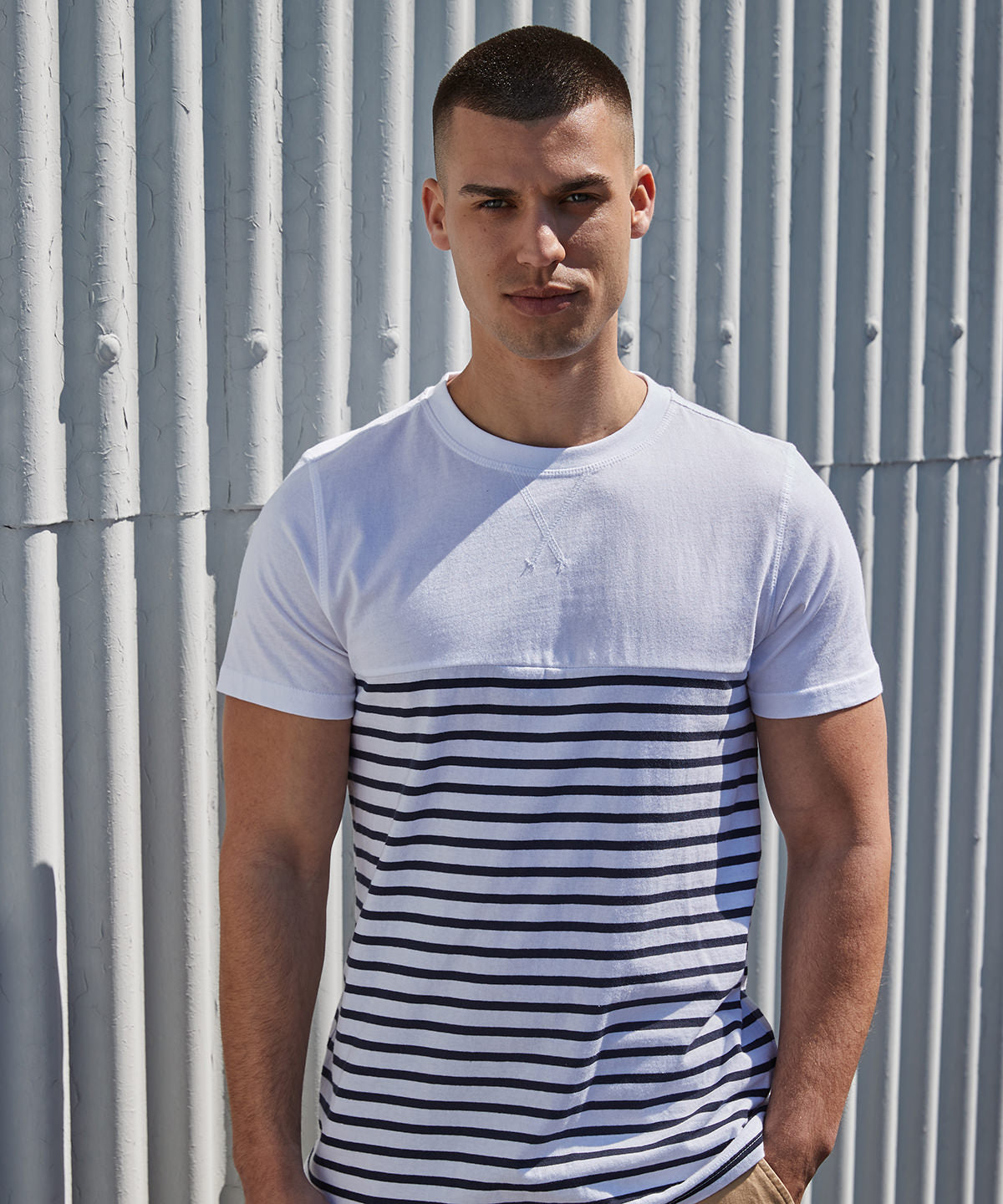Breton T Short Sleeve TShirt for Adults