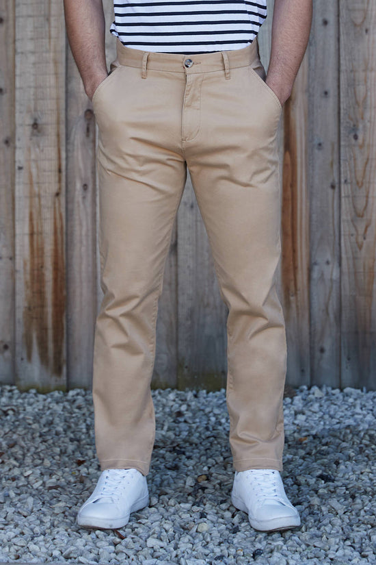 Front Row Stretch Chinos Quality CottonRich Trousers for Men
