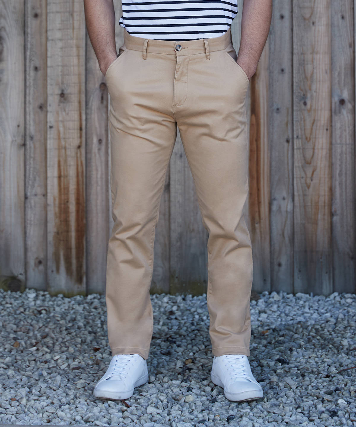 Front Row Stretch Chinos Quality CottonRich Trousers for Men