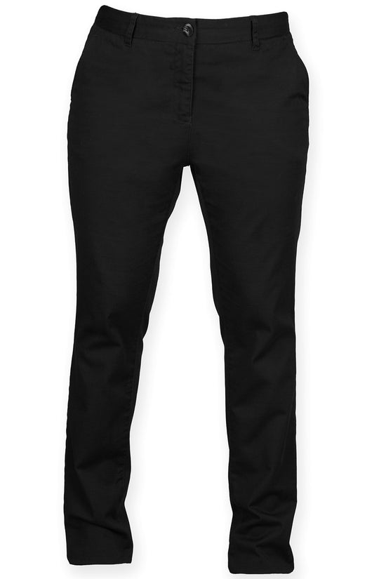 Front Row Womens Stretch Chinos Comfortable and Stylish Trousers