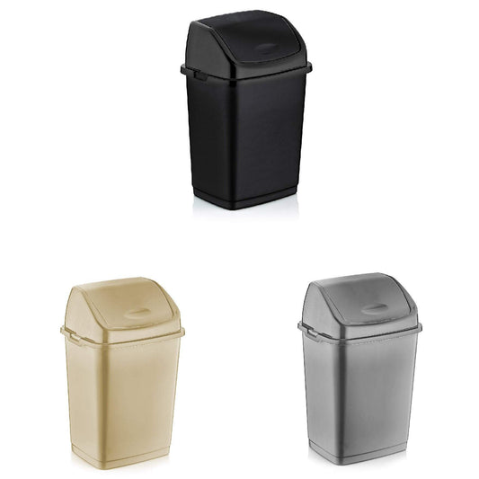 50L Kitchen Plastic Fantasy Swig Bin Assorted Colours