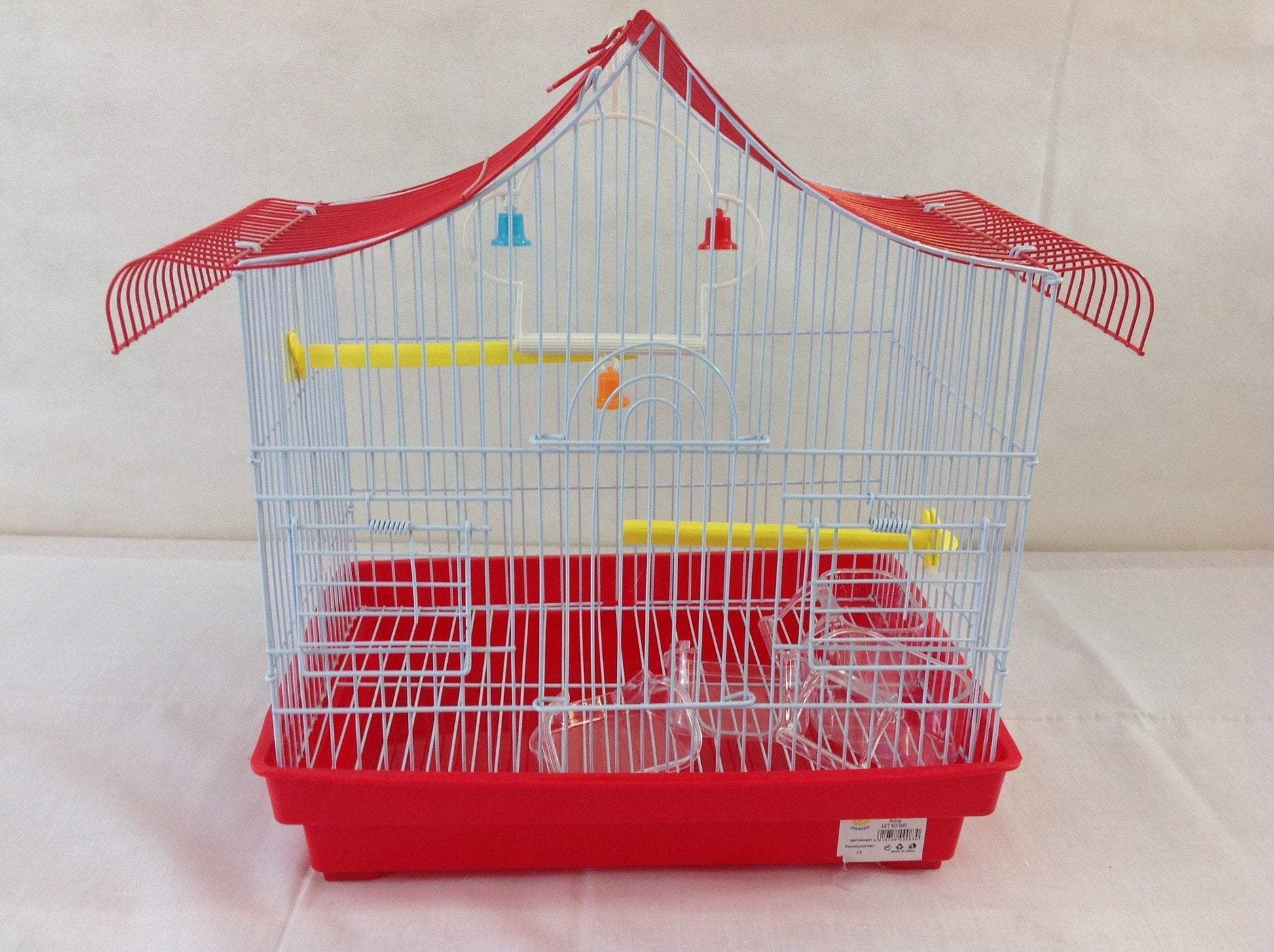 Elegant Small Metal Bird Cage in Assorted Colours