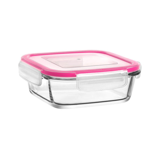 720cc Glass Food Container with Plastic Lid for Kitchen Use