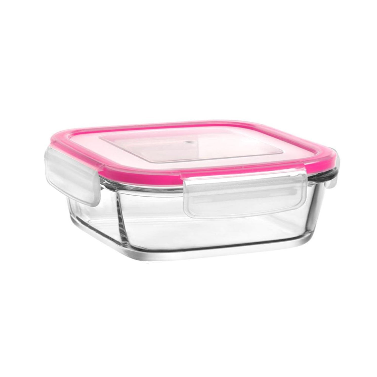 375cc Glass Food Storage Container Set Assorted Colors