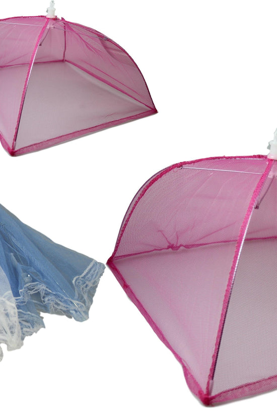 Collapsible Pop Up Mesh Food Cover 30 cm Assorted Colors