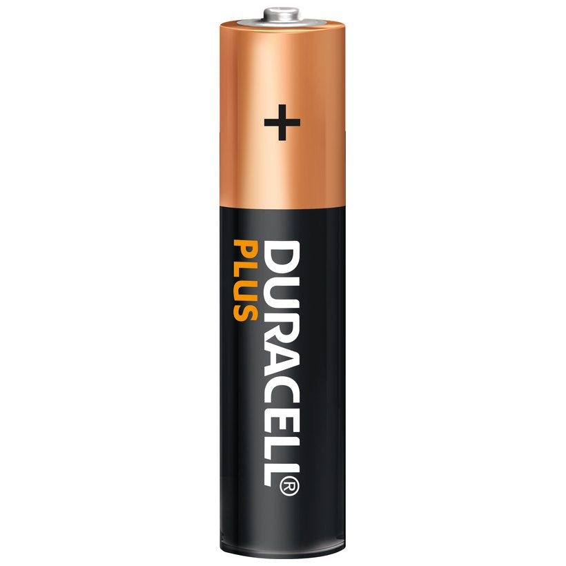 Duracell Plus AAA Batteries LR03 Pack of 4 NonRechargeable Alkaline Batteries