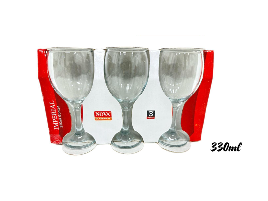 Elevate Your Dining Experience with Nova Imperial Goblet Wine Glasses Set