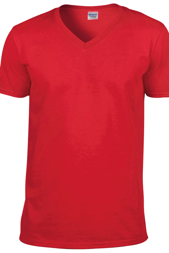 Gildan Softstyle VNeck TShirt for Men Raladeal Summer Sports Tee