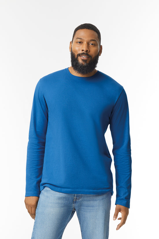 Gildan Softstyle Long Sleeve Unisex TShirt Euro Fit Tearaway Label