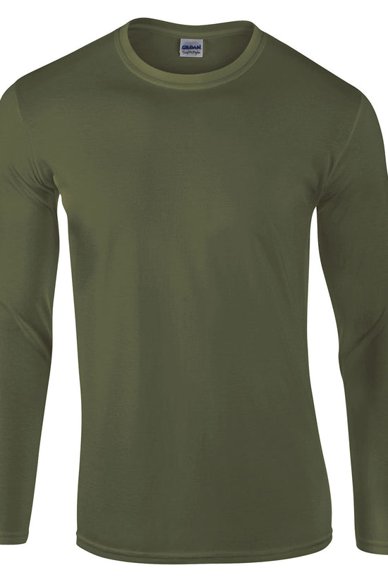 Gildan Softstyle Long Sleeve Unisex TShirt Euro Fit Tearaway Label