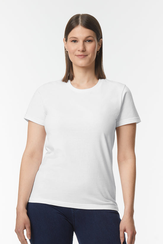 Gildan Softstyle Midweight Womens TShirt Ringspun Cotton Blend
