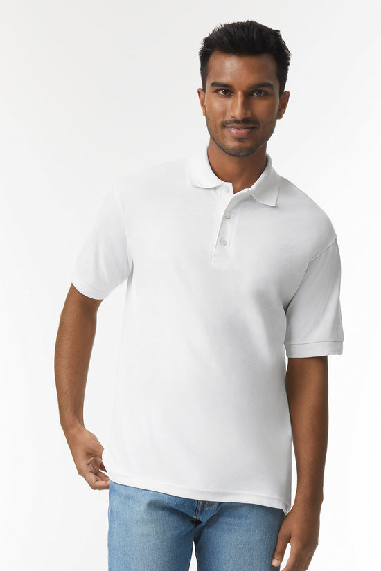 Gildan DryBlend Jersey Knit Polo for Men MoistureWicking Casual Sports Shirt