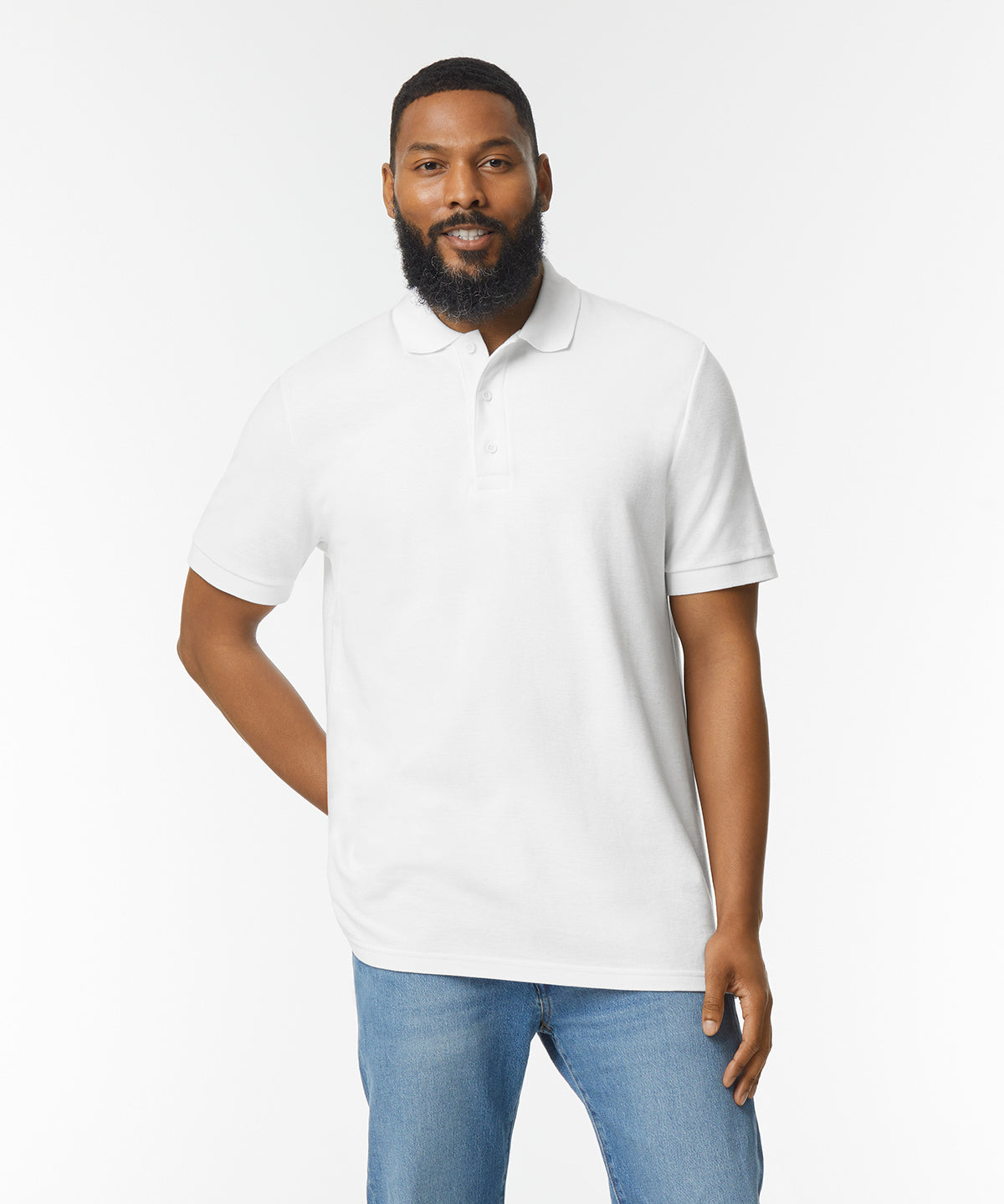 Gildan Hammer Double Piqu Polo Shirt Unisex Adult Plus Sizes