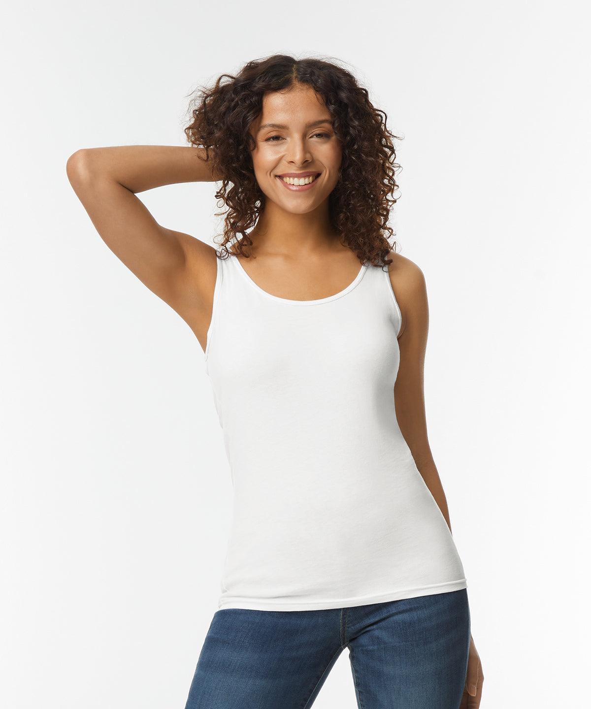 Gildan Softstyle Womens Tank Top Fitted Silhouette Ringspun Cotton
