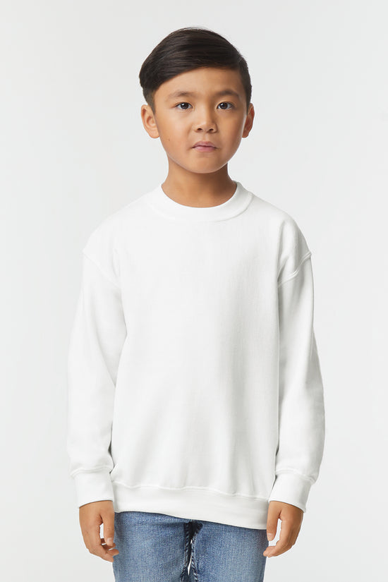 Gildan Heavy Blend Youth Crew Neck Sweatshirt Soft and Durable Sweater for Kids
