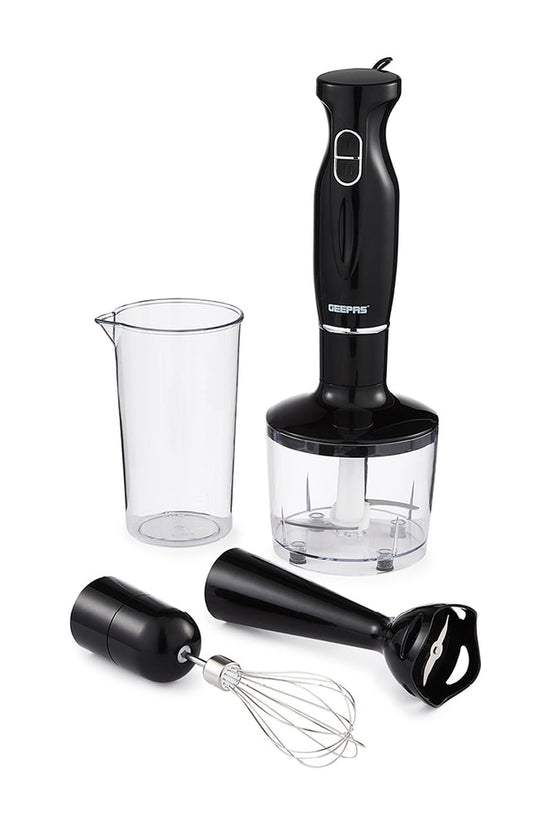 Electric 4in1 Hand Blender Stick with Whisk 200W Black GHB6144UKBK