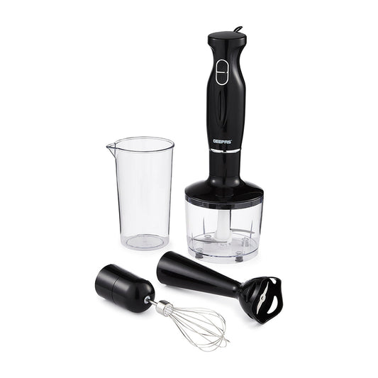 Electric 4in1 Hand Blender Stick with Whisk 200W Black GHB6144UKBK