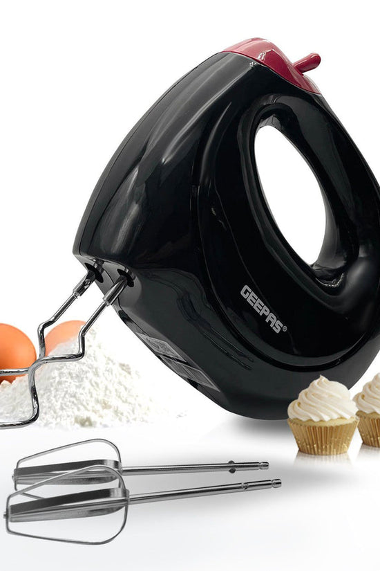 7Speed Baking Hand Mixer with Beater Dough Hook Attachments