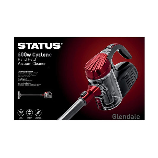Glendale Cyclone Portable Vacuum Cleaner 600W Powerful Lightweight
