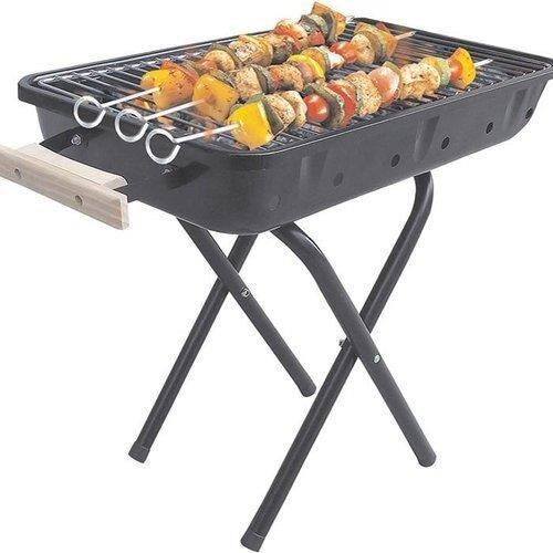 Adjustable Large BBQ Grill with Metal Stand