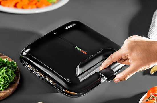 2Slice Sandwich Grill Maker 750W Black