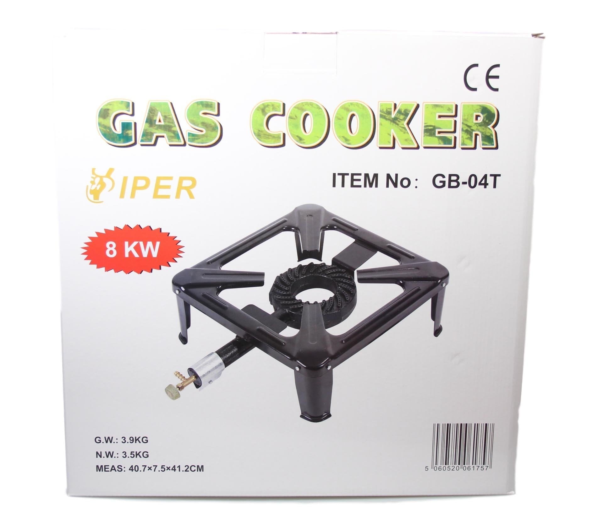 Viper Outdoor Camping Gas Stove 8kw Single Gas Burner