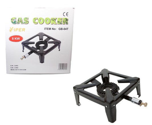 Viper Outdoor Camping Gas Stove 8kw Single Gas Burner