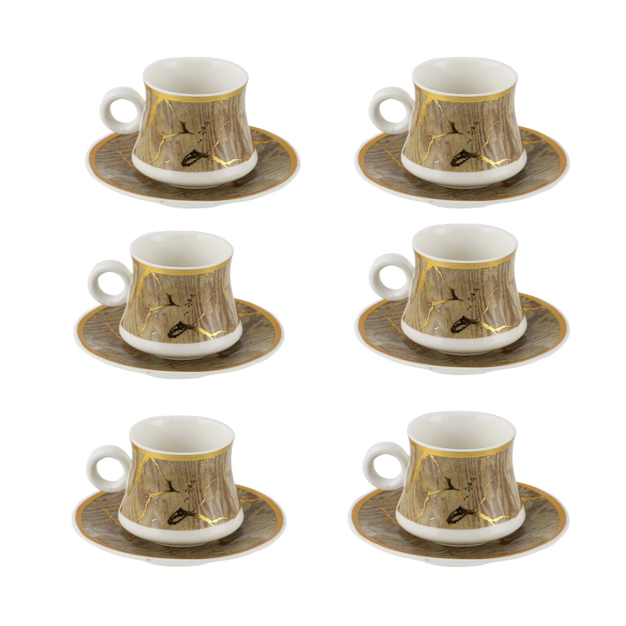 Durane Sylva 12pc Tea Set with Assorted Colors