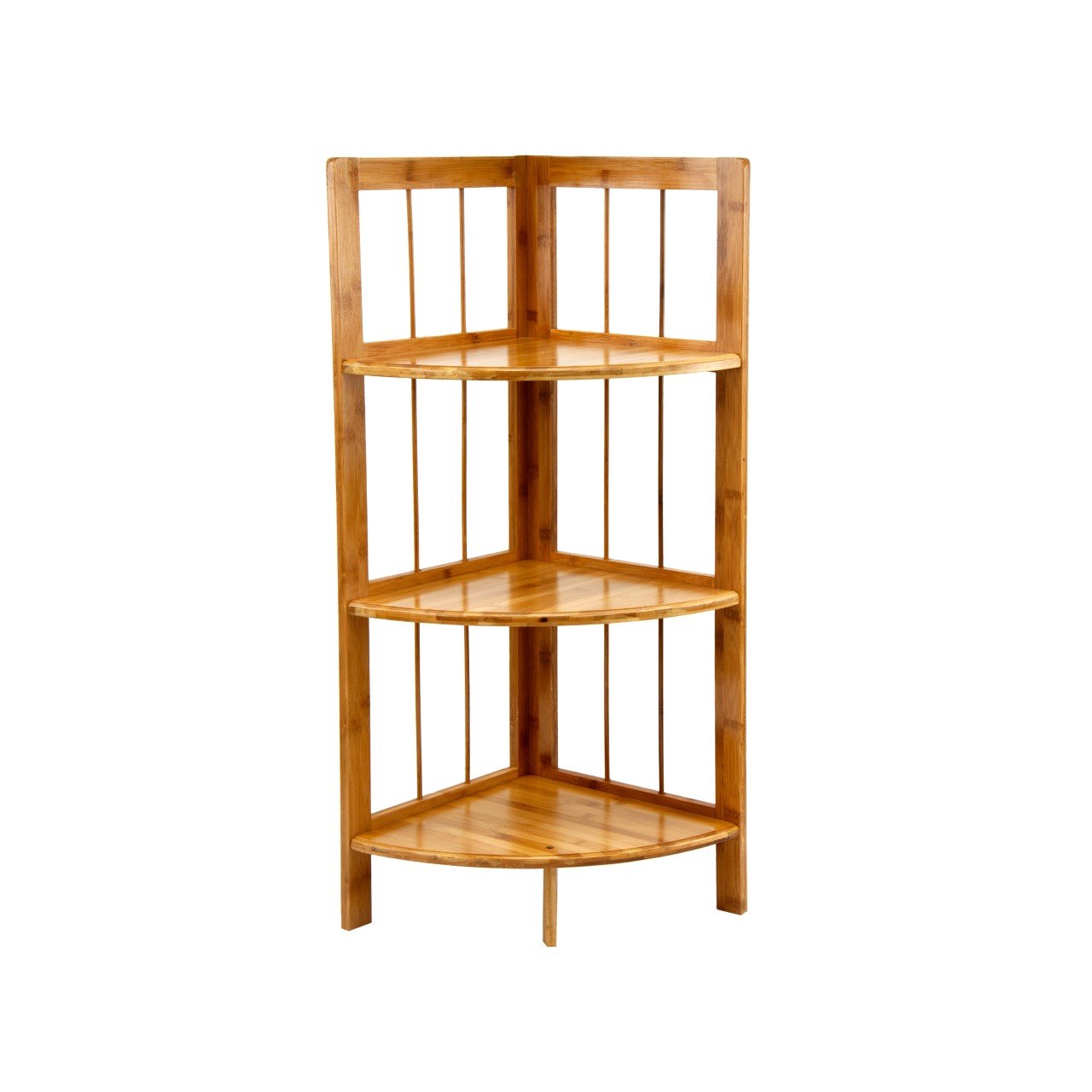 Stylish Wooden Corner Shoe Storage Rack 3 Tier 29x98cm