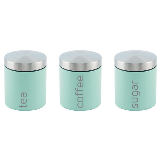 Gems Seafoam Airtight Food Canister Set 3Piece Set 10 x 12 cm
