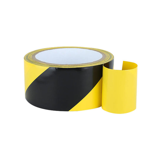 HighVisibility Hazard Warning Tape 50mm x 33m BlackYellow