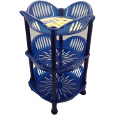 3 Tier Sunflower Kitchen Storage Rack Colorful Practical Organizer