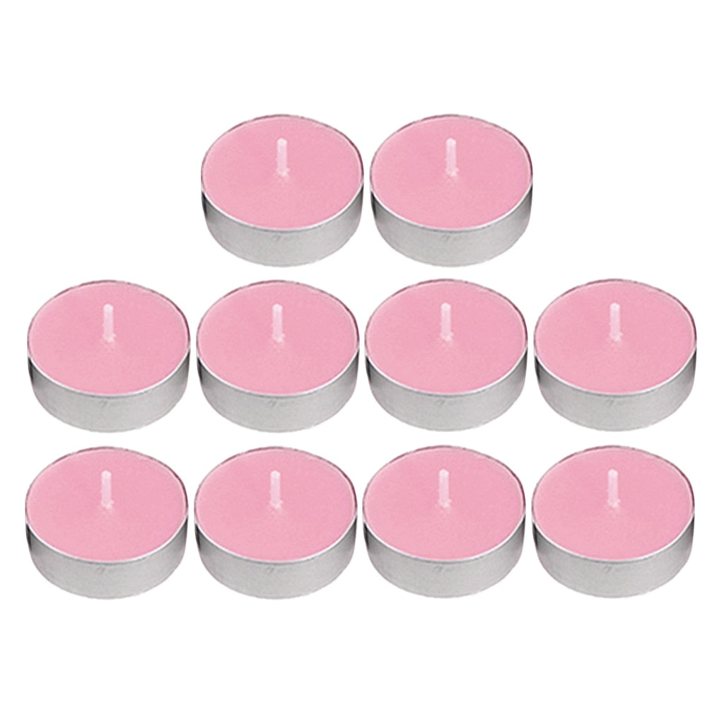 Opella Sunset Pink Tealight Candles Pack of 12