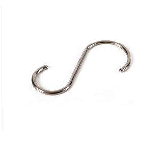 Durable Stainless Steel S Hooks 12 cm Pack of 2