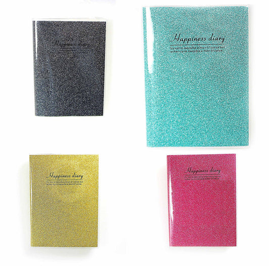 Happiness Diary Notebook 175 x 13 cm Assorted Colors for Joyful Journaling