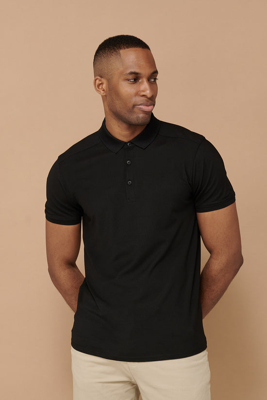 Henbury Stretch Slim Fit Wicking Polo Shirt for Men