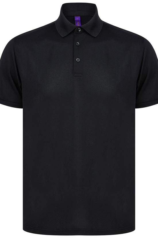 Henbury Recycled Polyester Polo Shirt with Wicking Properties