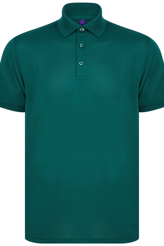 Henbury Recycled Polyester Polo Shirt with Wicking Properties